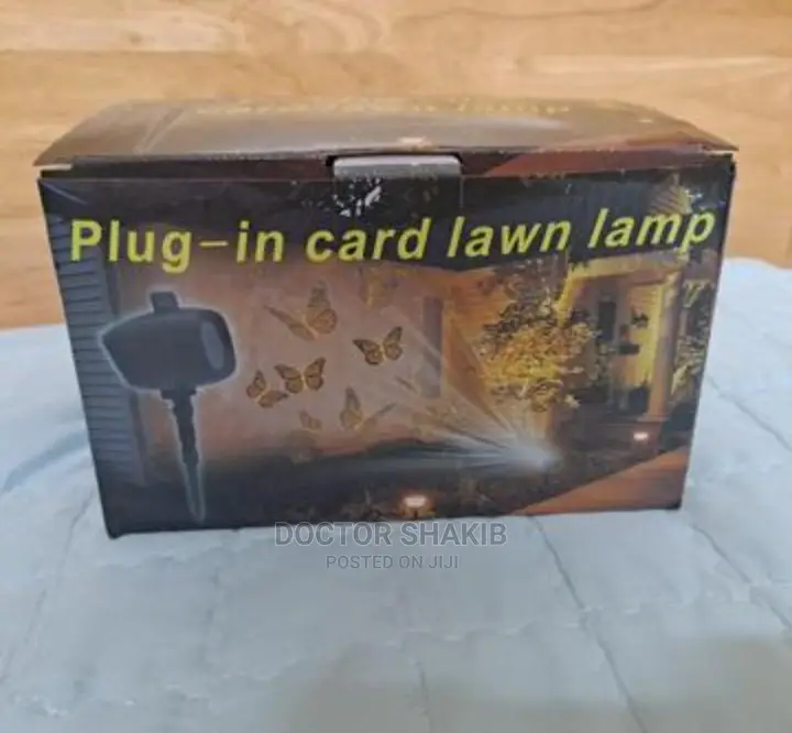 Plug in Card Lawn Lamp/ Laser Light