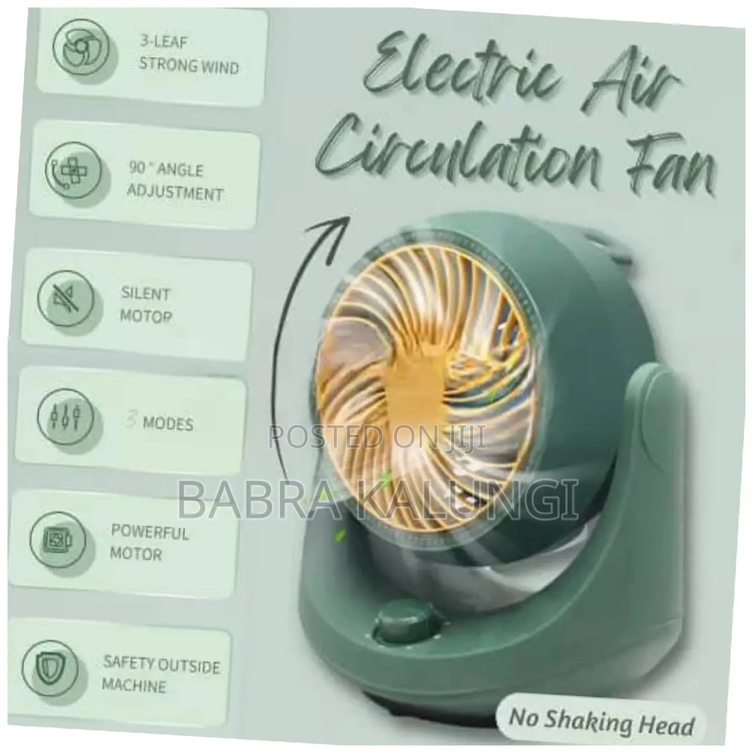 Small Mini Office Desktop Fan, Table Air Circulation Fan