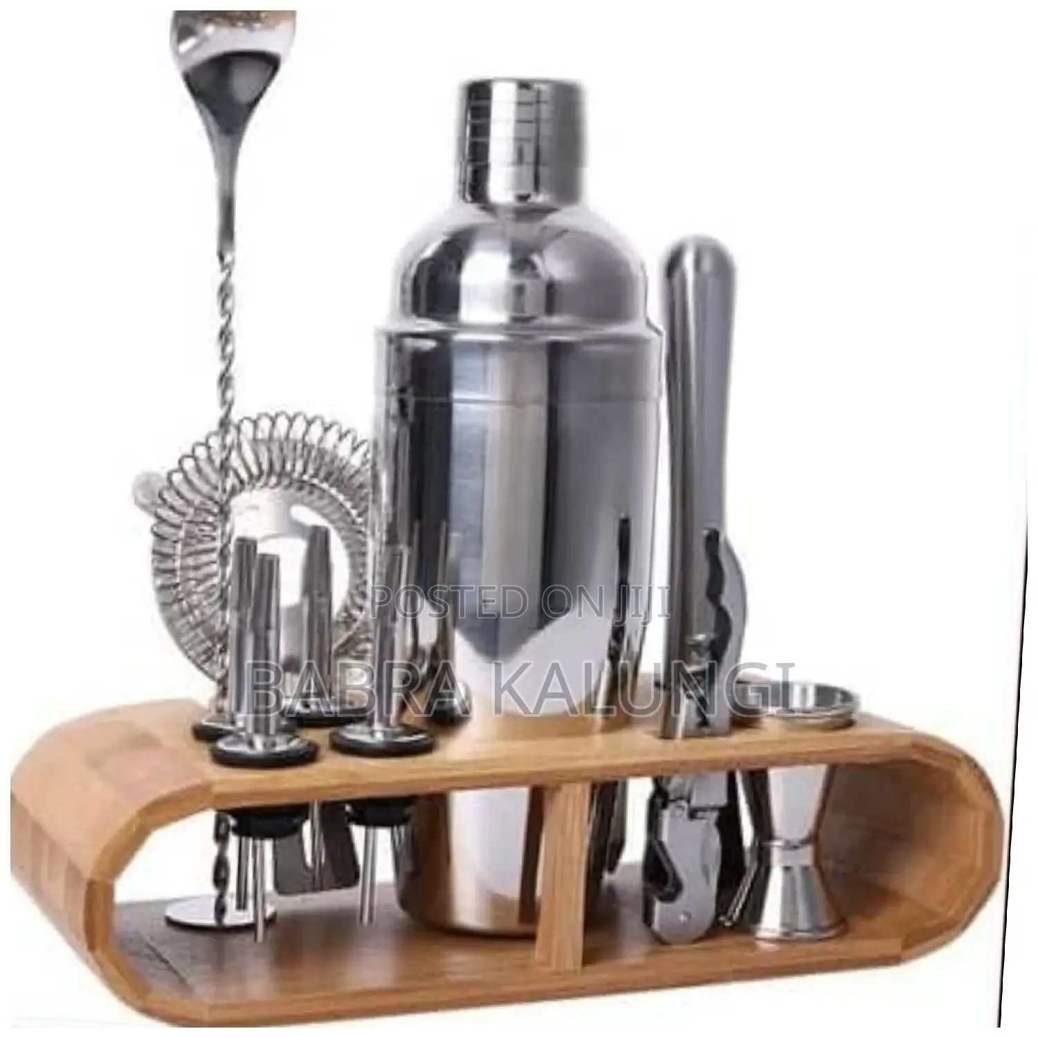 12 PCS Stainless Steel Cocktail Shaker Set