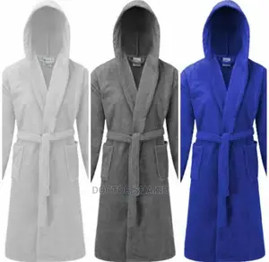Cotton Hooded Bathrobes