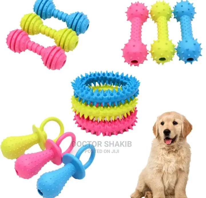 Eco-Friendly Rubber Silicone Bone Pet Toys ( Bite Resistant)
