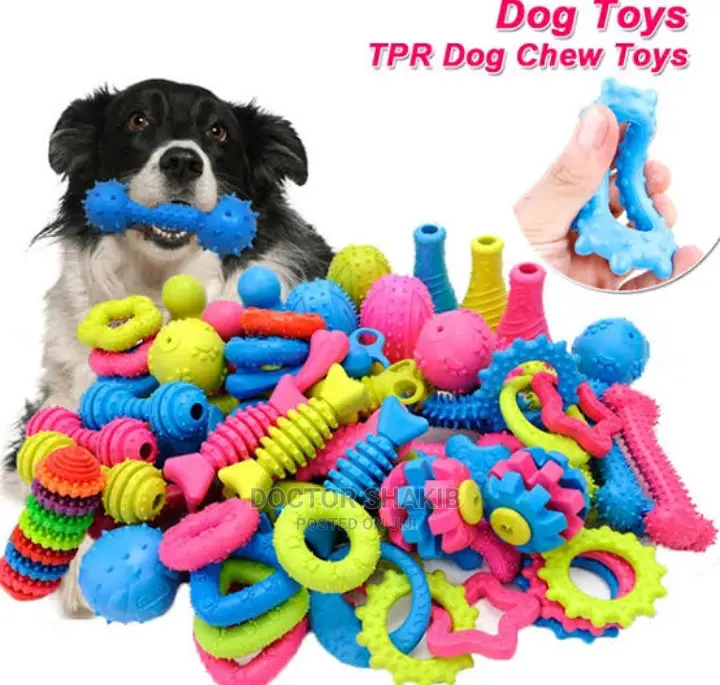 Eco-Friendly Rubber Silicone Bone Pet Toys ( Bite Resistant)