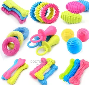 Eco-Friendly Rubber Silicone Bone Pet Toys ( Bite Resistant)