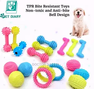 Eco-Friendly Rubber Silicone Bone Pet Toys ( Bite Resistant)