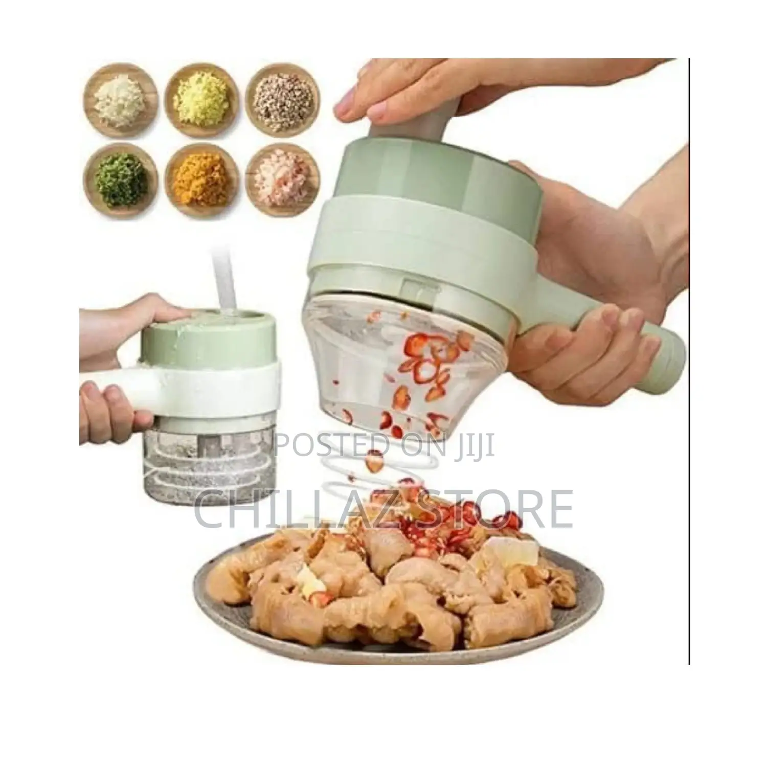 4in1 Vegetable Handheld Chopper.