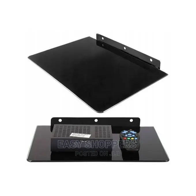 DVD Box Wall Mount Set Top Box Stand Mount - Black