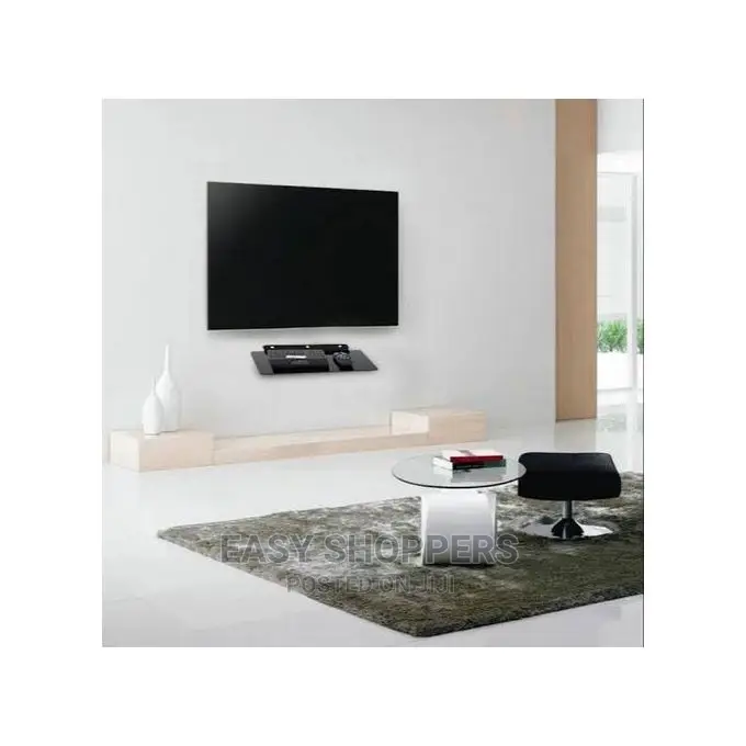 DVD Box Wall Mount Set Top Box Stand Mount - Black