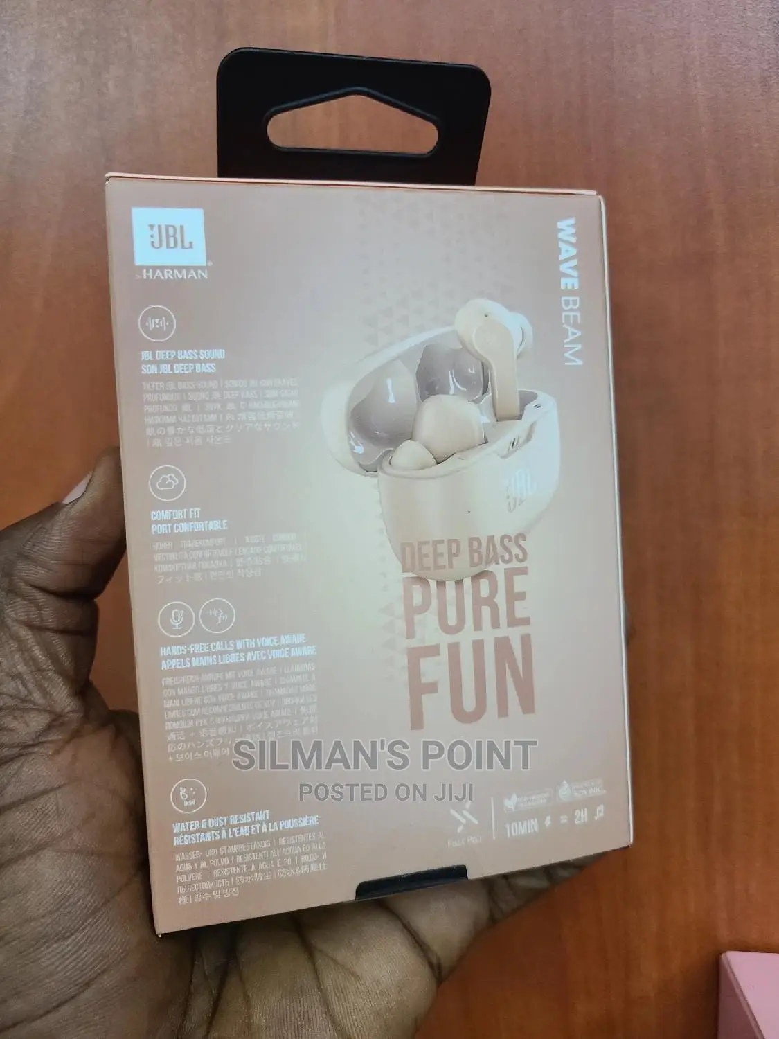 JBL Wave Beam Earbuds Gold