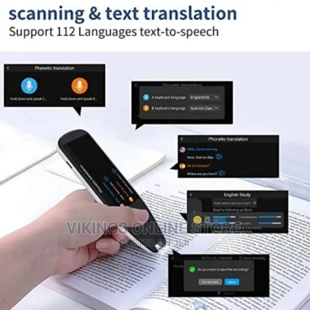 Dictionary Translation Text Scanning Pen Reading Translator,