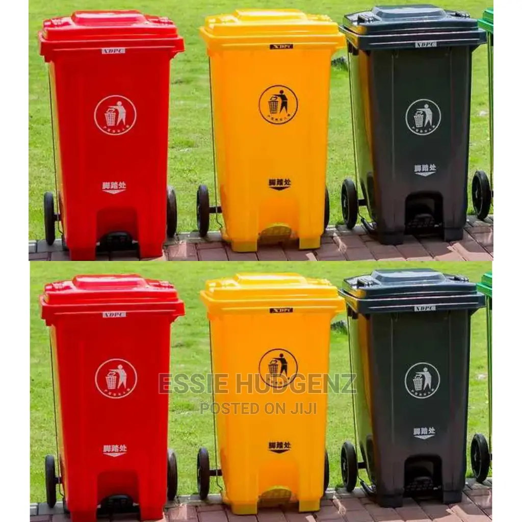Trash Can/Dust Bin (120litres) With Wheels