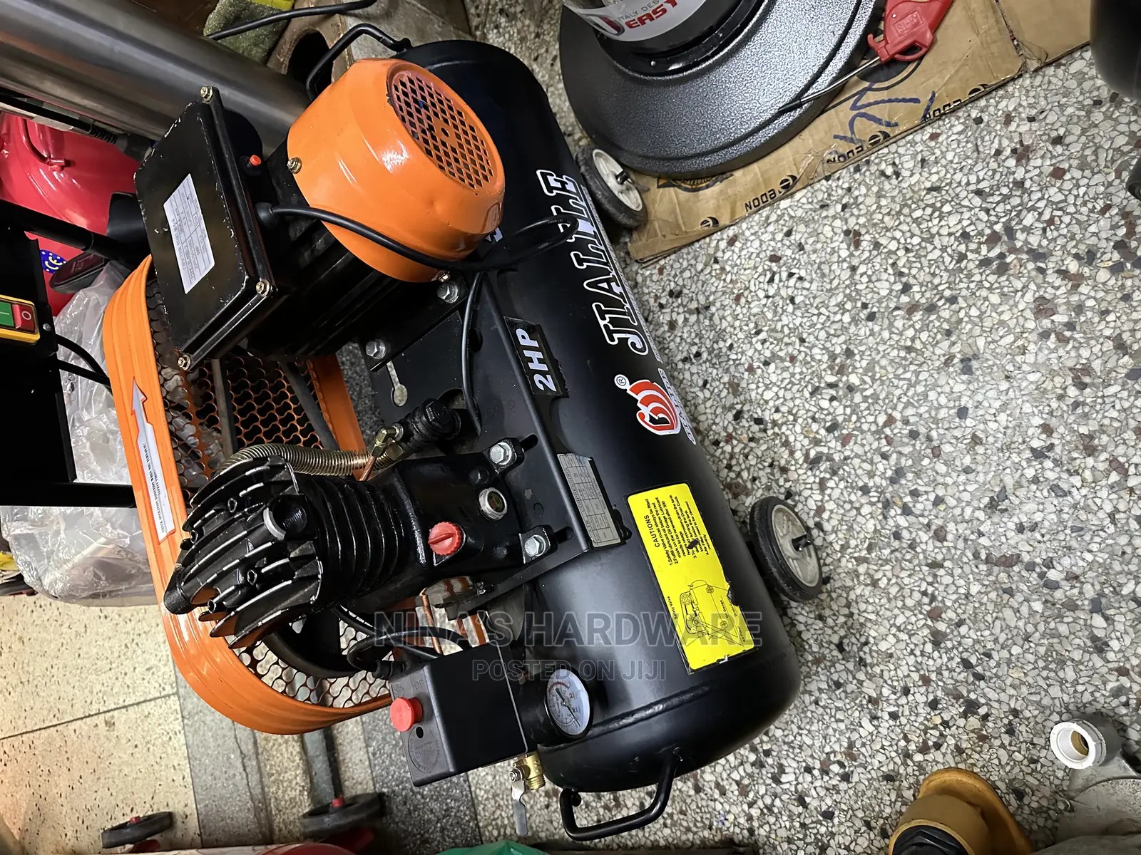 Electric Compressor 50ltrs 2hpsingle Piston Head
