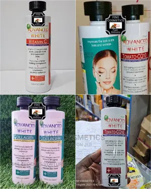 1PC Advanced White Lotion; Vitamin C, Collagen+Tomato Flavor