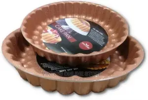 2pc Decorative Nonstick Angel Baking Food Pie Cake Pan ,