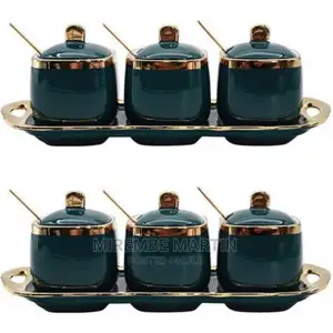 3 PCS Sugar Bowl Set