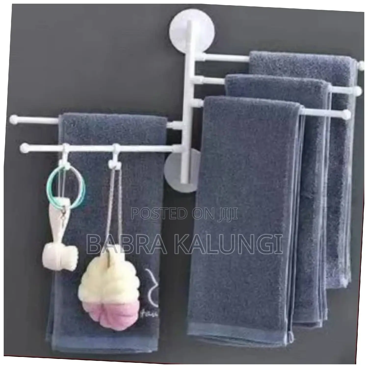 Plastic Rotating Towel Holder Rack