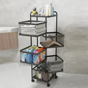 4 Tier Kitchen, Bedroom, Bathroom Storage Rack Trolley