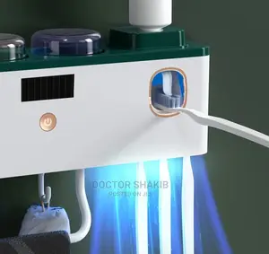 Toothbrush Sterilizer, Smart UV Toothbrush Holder With 4 Cup