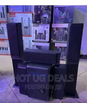Globalstar 5.1 Bass Bluetooth Home Theater System- Black