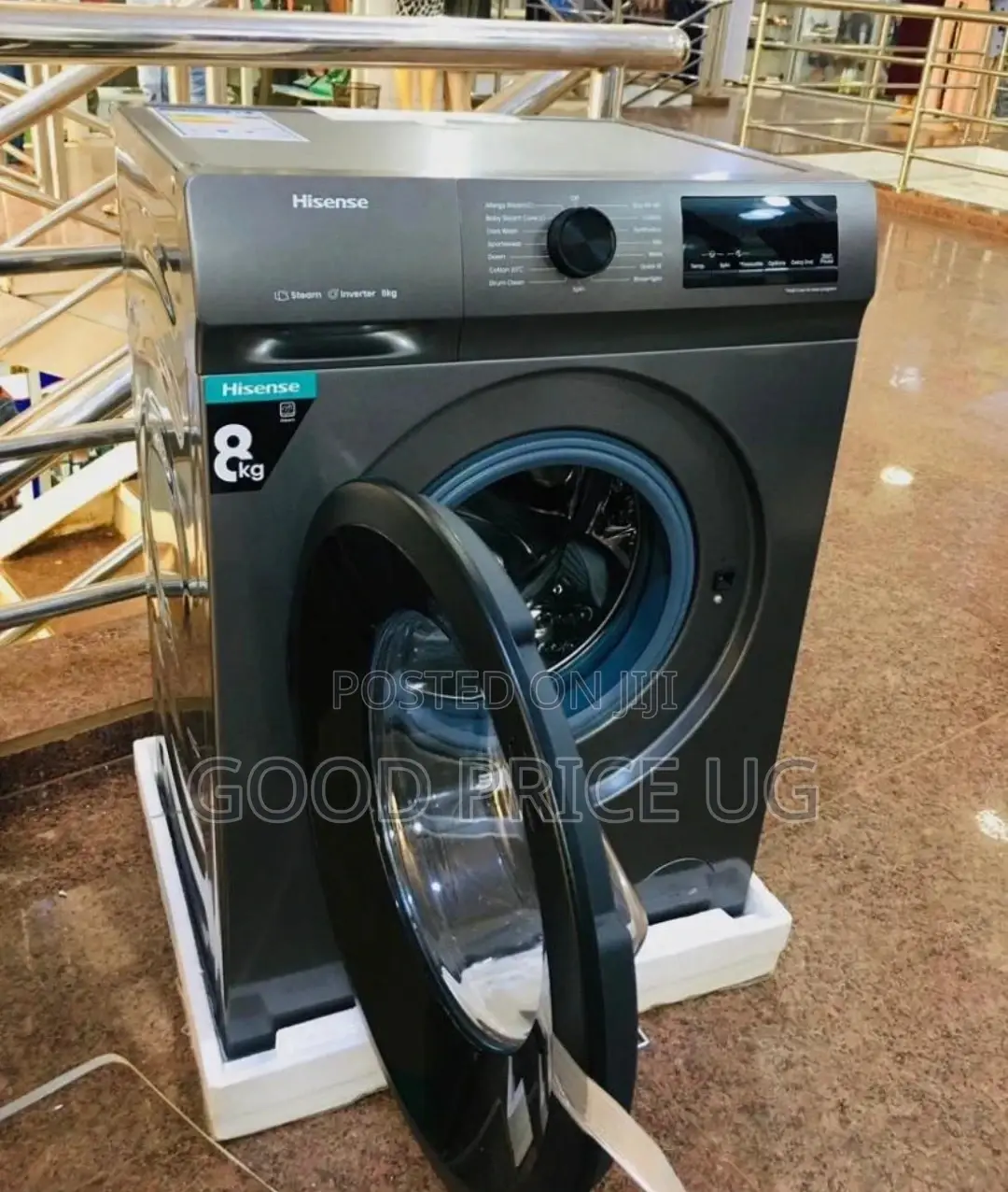 8kgs Hisense Front Loader Washing Machine.