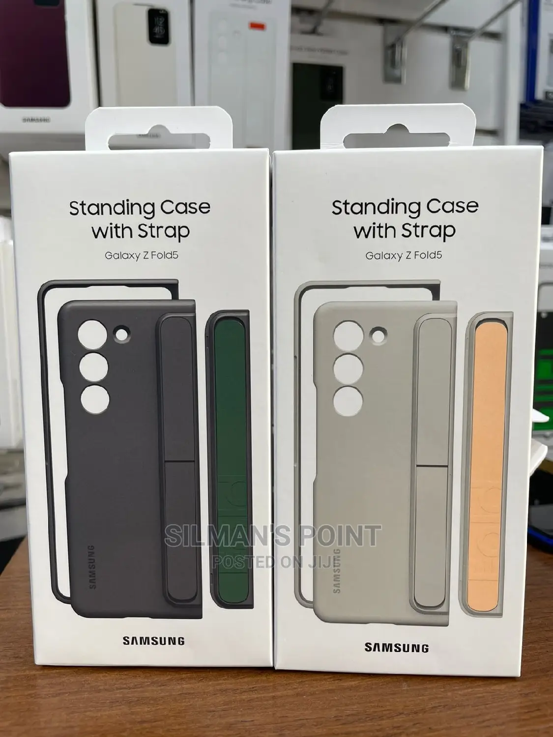 Galaxy Z Fold 5 Standing Case With Strap