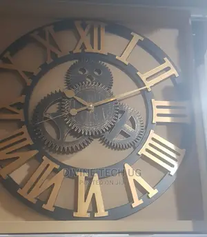 3D Retro Vintage Wall Clock