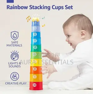 Educational Baby Toys Plastic Stacking Cups