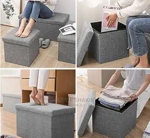 Foldable Storage Box/ Ottomans