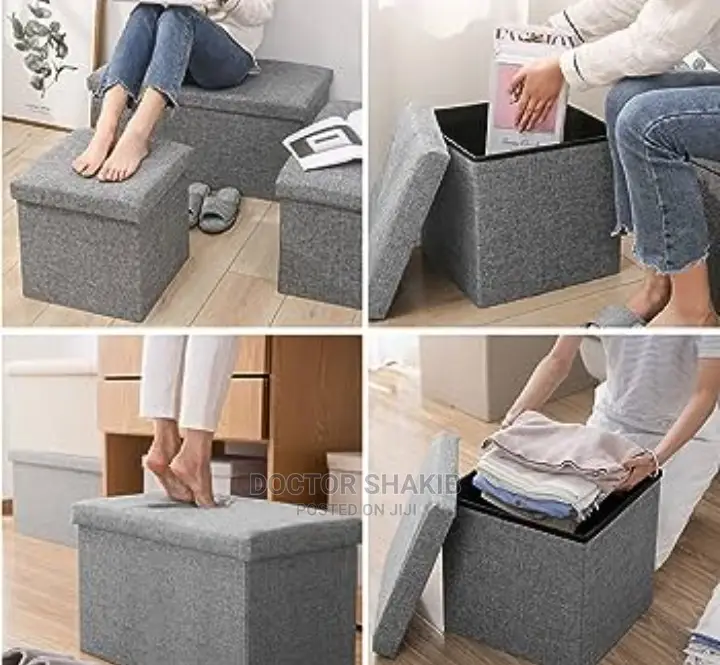 Foldable Storage Box/ Ottomans