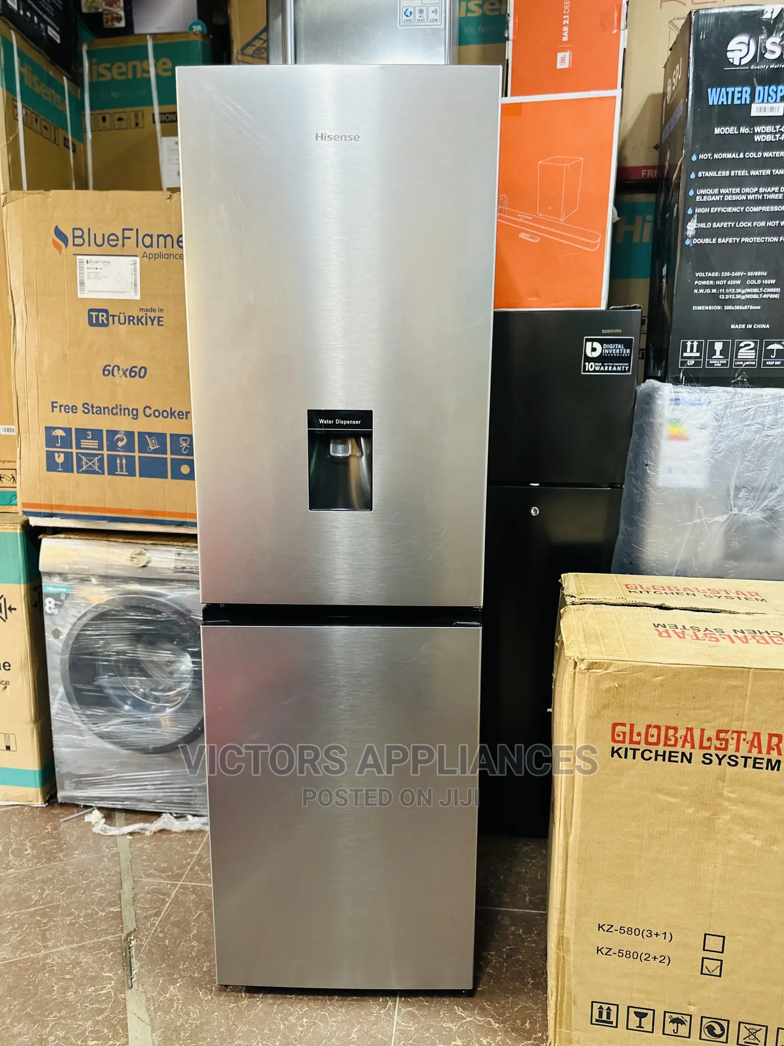 Hisense 341L Frost Free Refrigerator With a Water Dispenser