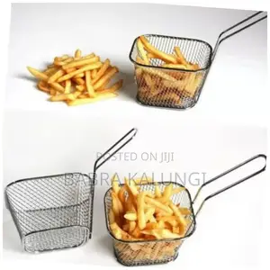 Square Mesh Frying Basket French Fry Chips Net