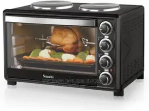 Saachi 45 Litres Electric Oven Cooker With 2 Hot Plates