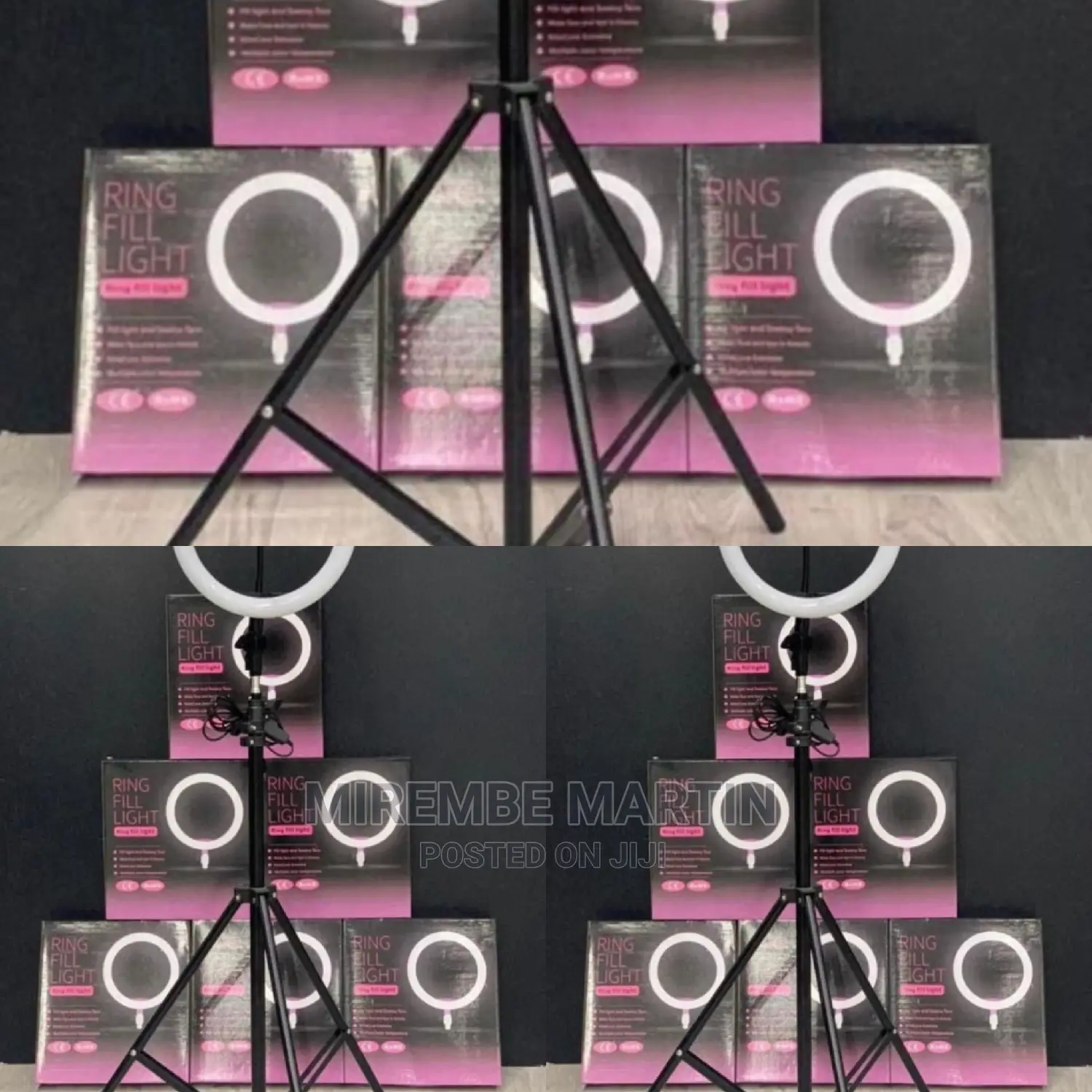 White and Warm White Ring Fill Light