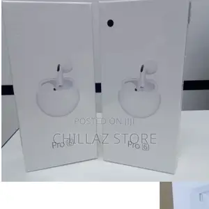 TWS Air Pro 6 Wireless Earbuds With Touch Control.