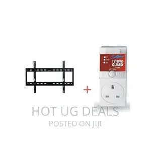 Sollatek Package of TV Mount 26" to 63"-Black+TV Guard