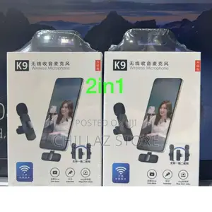 2in1 Wireless Microphone for iPhone.