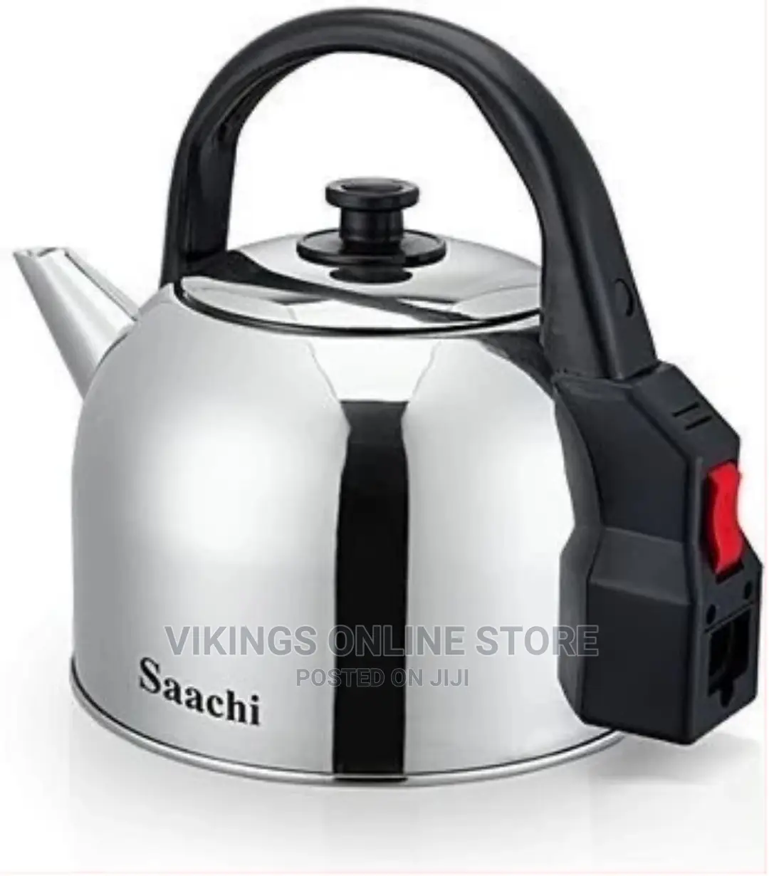 Saachi Stainless Steel Electric Kettle, Silver, 5 Litre,