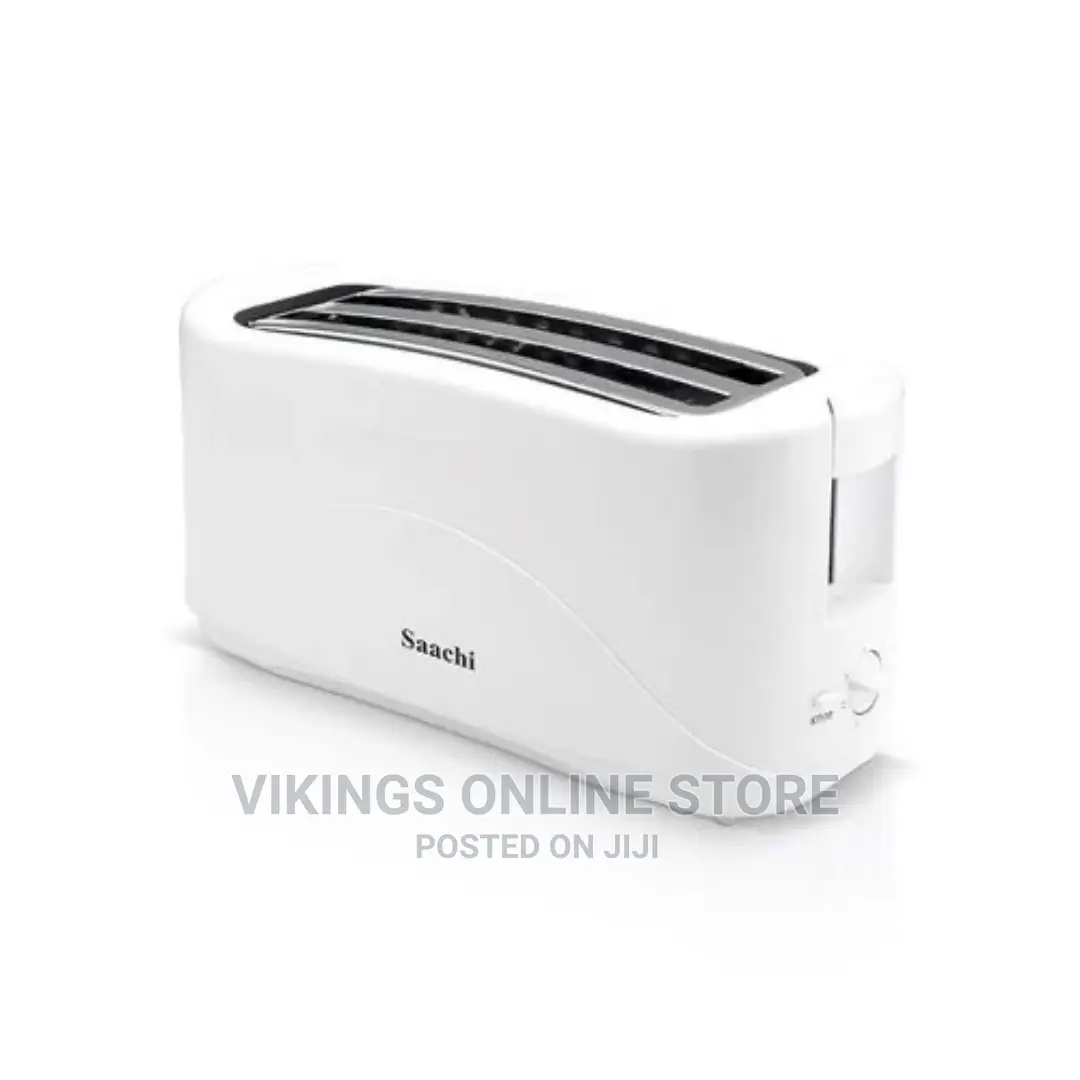 Saachi Electric 4 Slices Toaster With Automatic Pop-Up/White