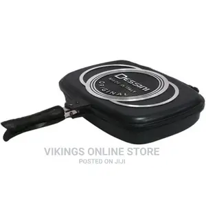 Dessini Double Grill Pan, – Black