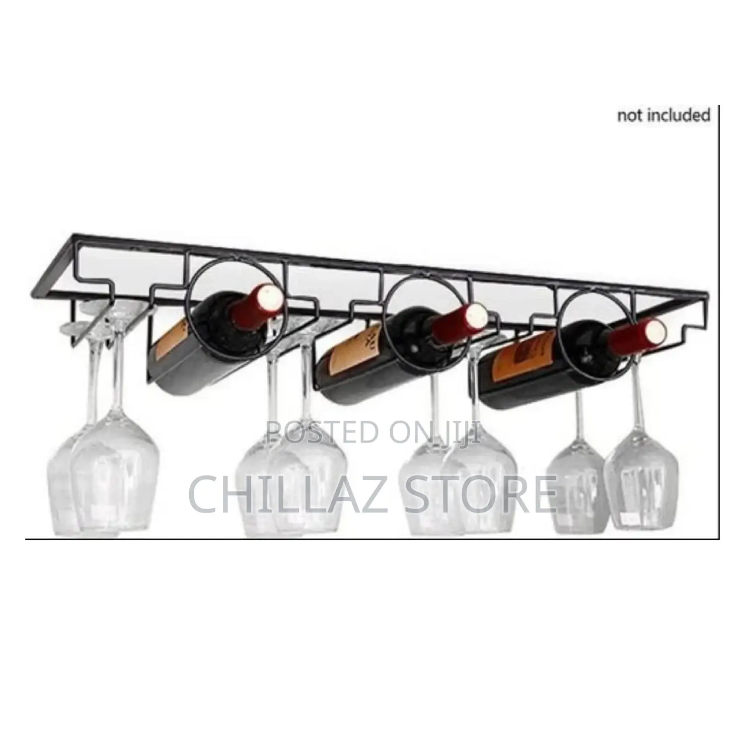 Wall Mounted Wine Bottle Rack.