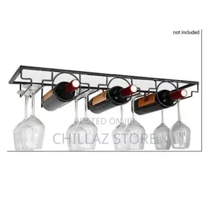 Wall Mounted Wine Bottle Rack.