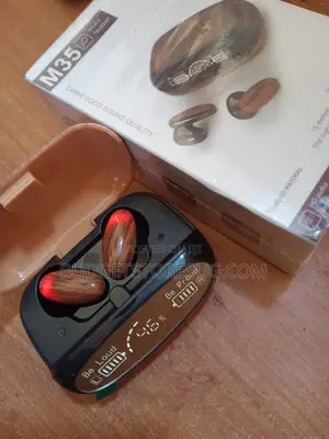 Earphones Wood Grain