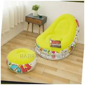 Lazy Inflatable Sofa With Inflatable Foot Cushion