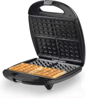 Saachi 4pcs-Square Waffle Maker, Black, NL-WM-1562