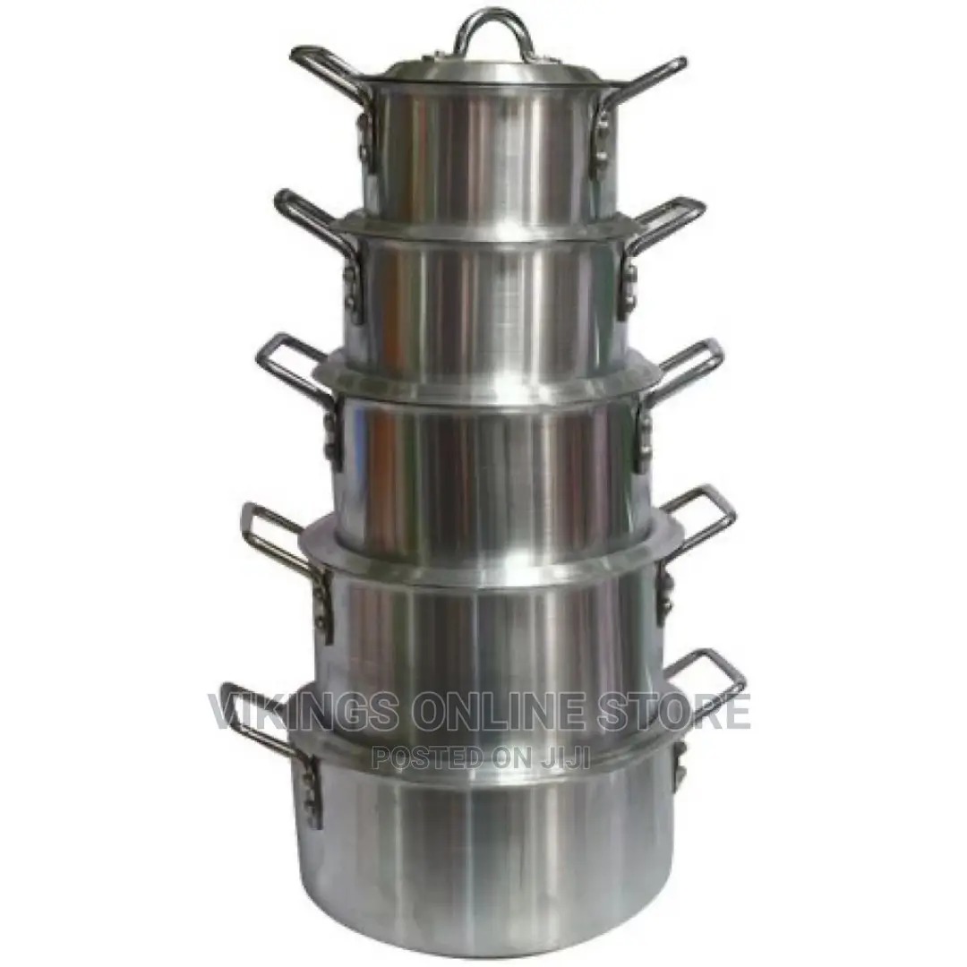 United Aluminium Cooking Pots/Saucepan Set-5pcs