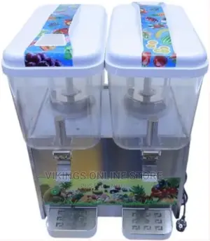 Snowhite Double Juice Dispenser, 18 Litres – White