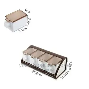 Wall Mounted Spice,Sugar Bowl Storage Rack Organizer,