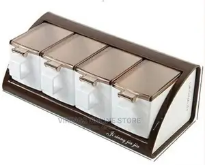 Wall Mounted Spice,Sugar Bowl Storage Rack Organizer,