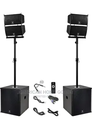 PRORECK Club 6000 15" 6000W Bluetooth/Usb Line Array Woofers