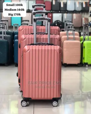Classy Vip Plastic Suitcase.Full Set.( Orange)