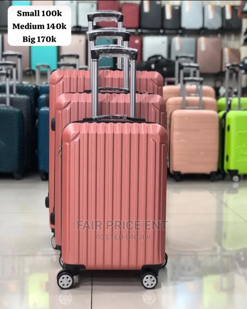 Classy Vip Plastic Suitcase.Full Set.( Orange)